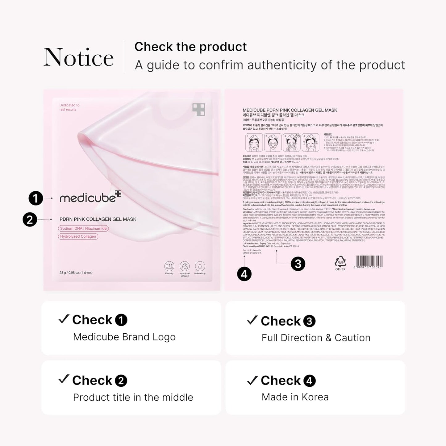 Enliwish PDRN Pink Collagen Mask