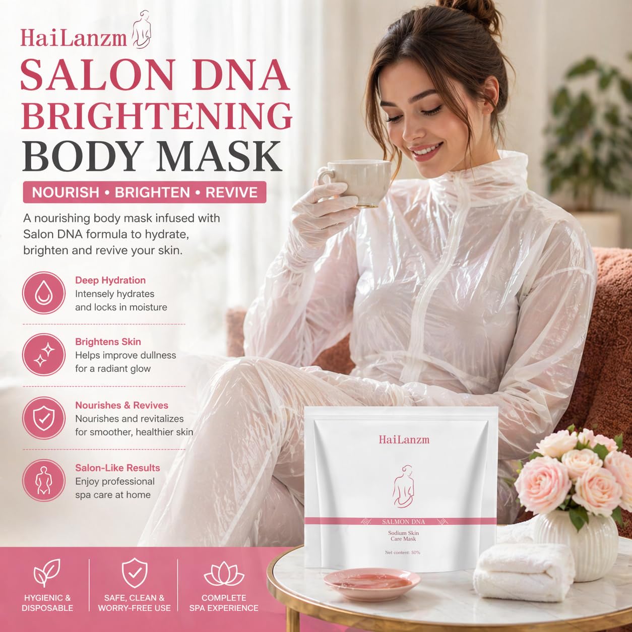 Salmon DNA Full Body Brightening Sheet Mask