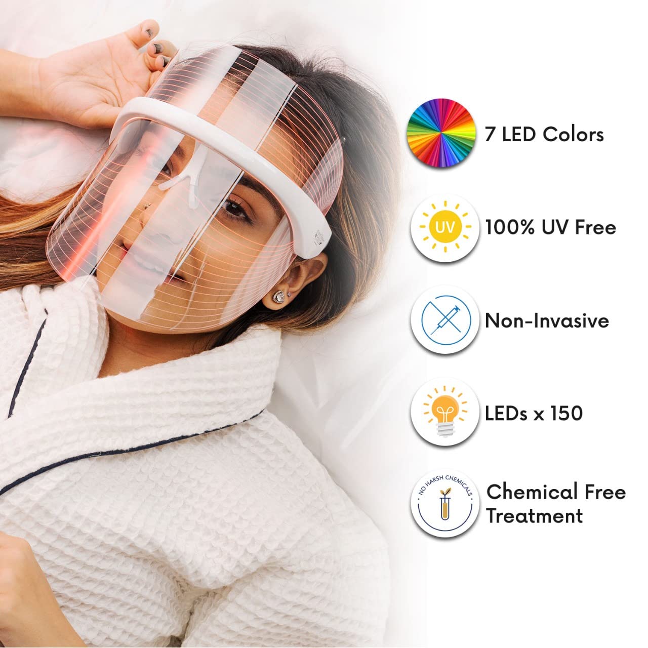 7 Color LED Light Therapy Mask