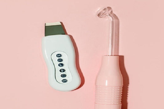  combination of Smart Facial Cleansing Brush with Skin Scrubber Face Spatula 