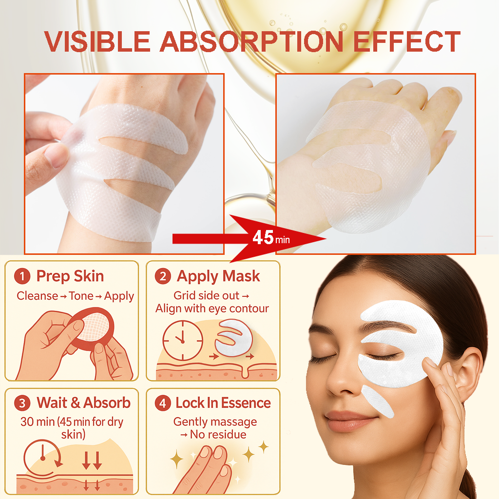 Deep Moisturizing Niacin Vitamin C Collagen Eye Mask (Pack of 5)