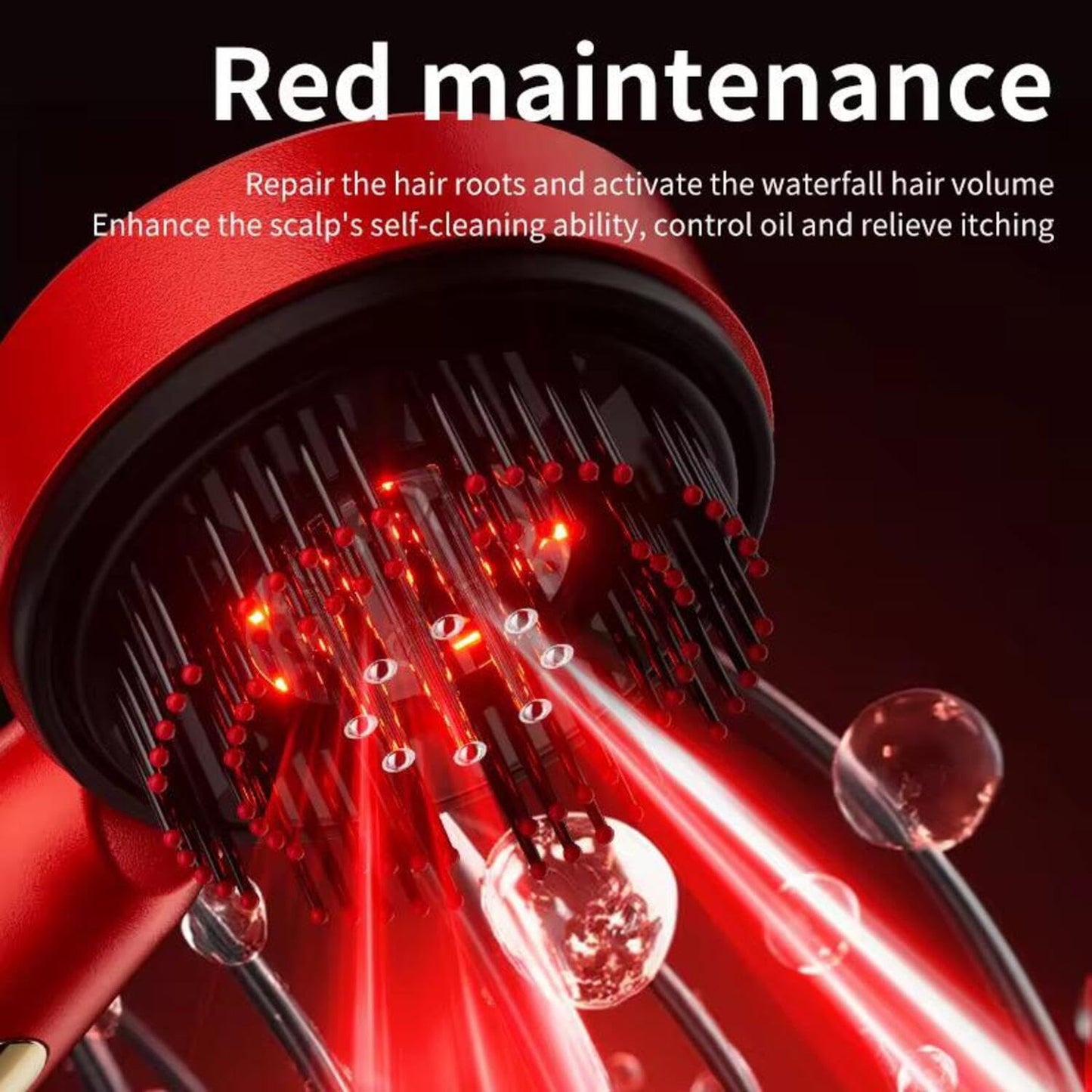 Red Light Therapy Scalp Massager Hair Comb