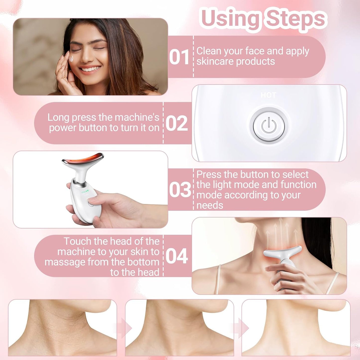 7 Color V Face Massager