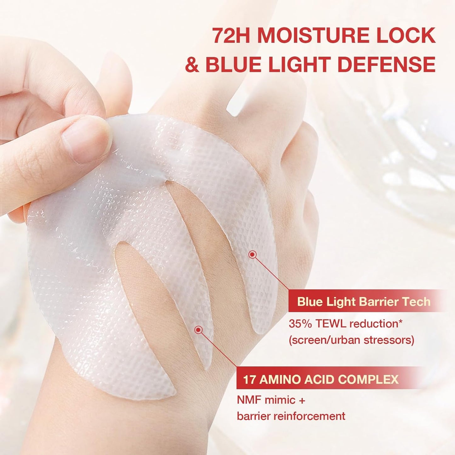 Deep Moisturizing Niacin Vitamin C Collagen Eye Mask (Pack of 5)