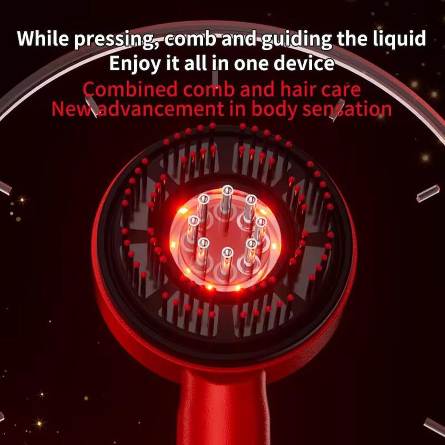 Red Light Therapy Scalp Massager Hair Comb