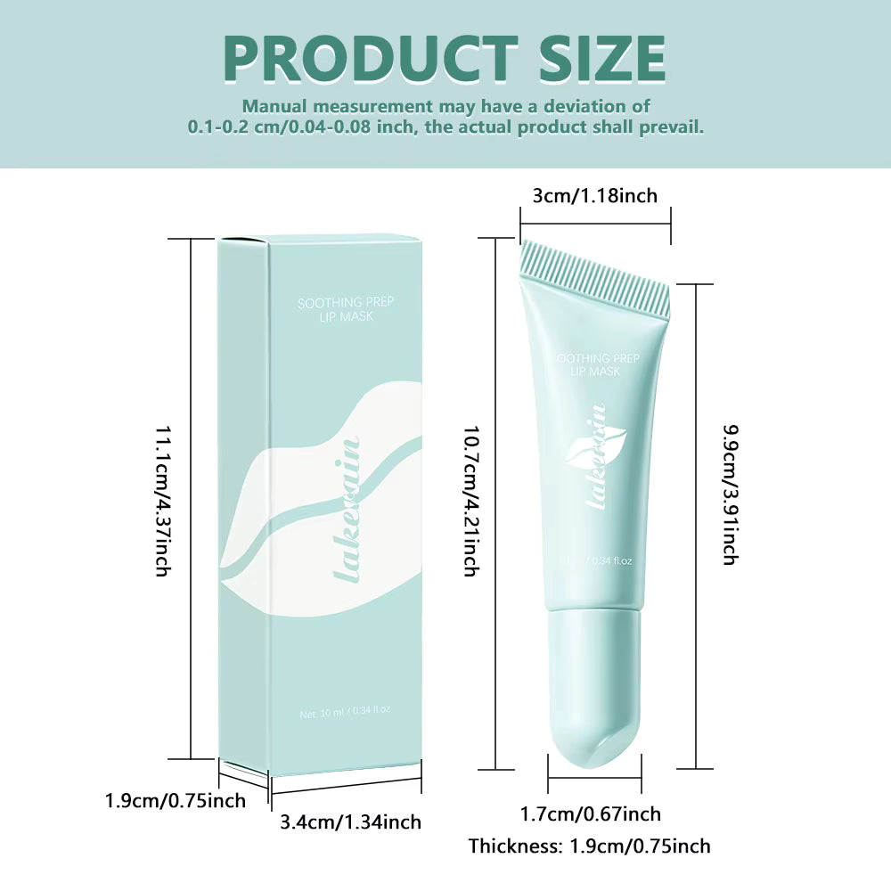Peel Off Lip Mask 10ml Soothing Exfoliator for Dry Flaky Lips