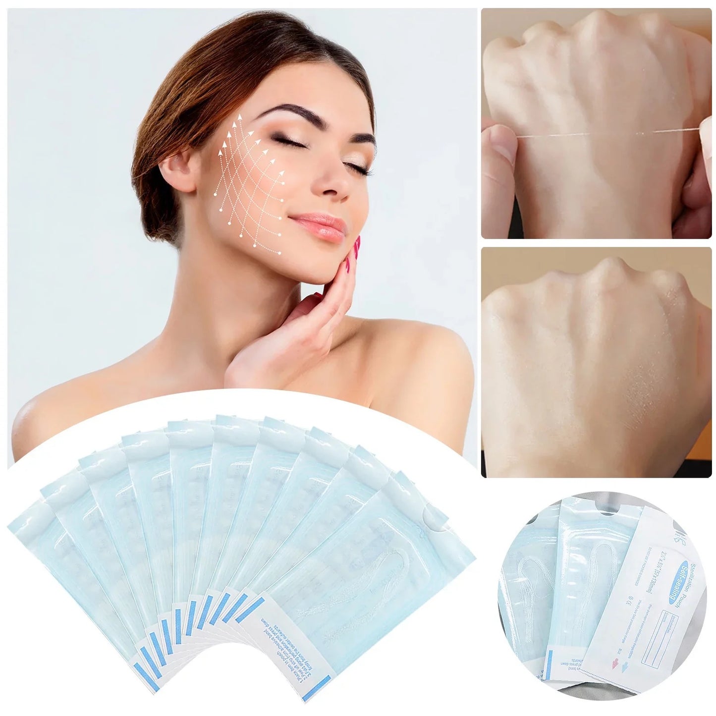 Protein Silk Melting Collagen Thread (60 pcs) + Collagen Mist