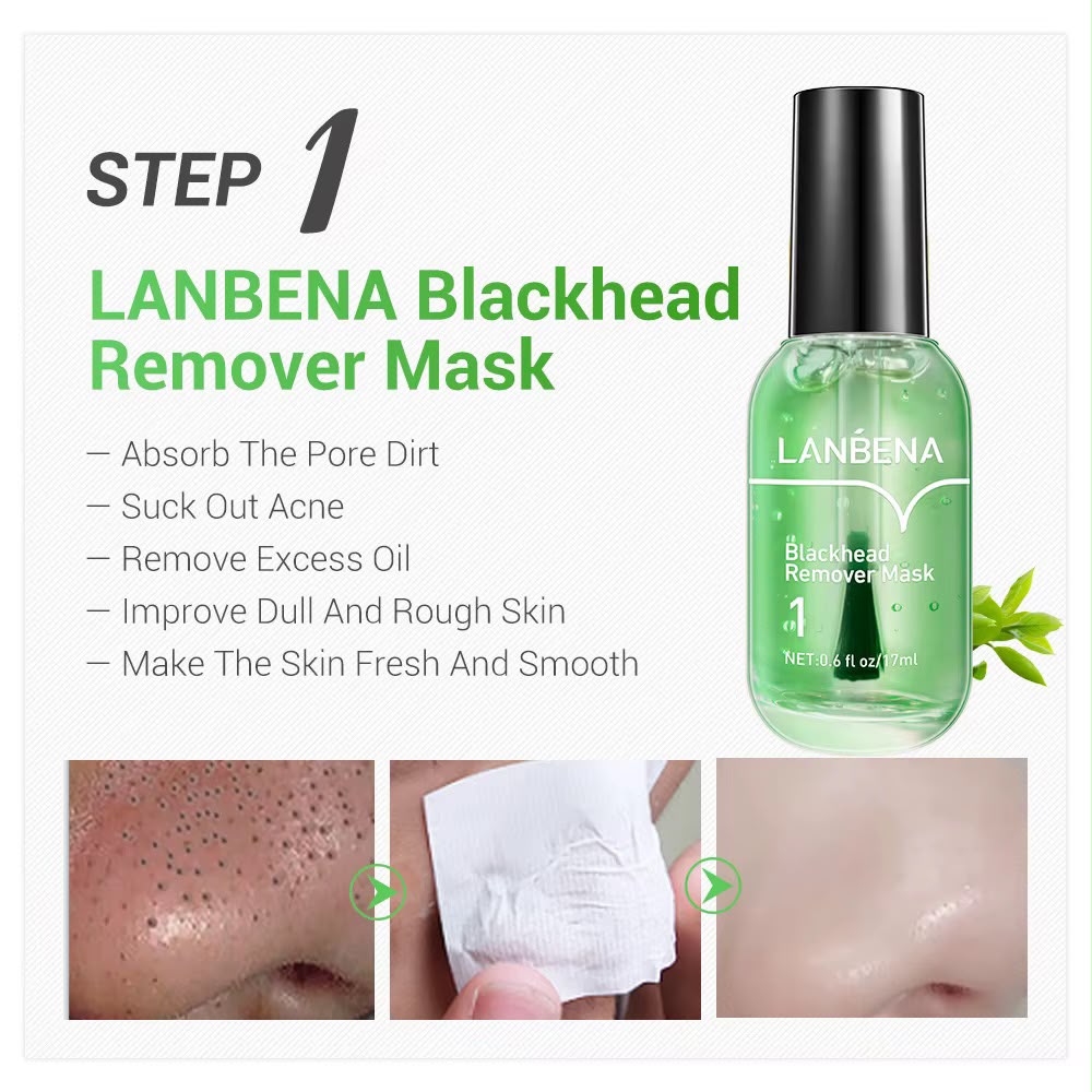 Lanbena Blackhead Remover Mask with 100 Straps