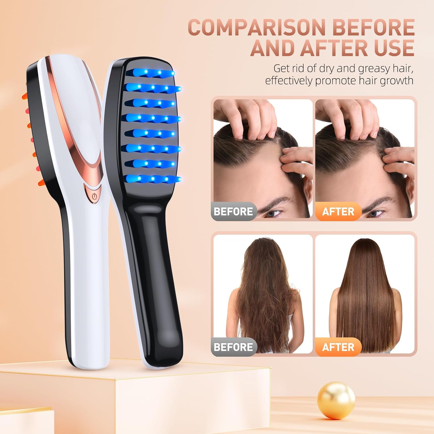 LED Hair Growth Comb