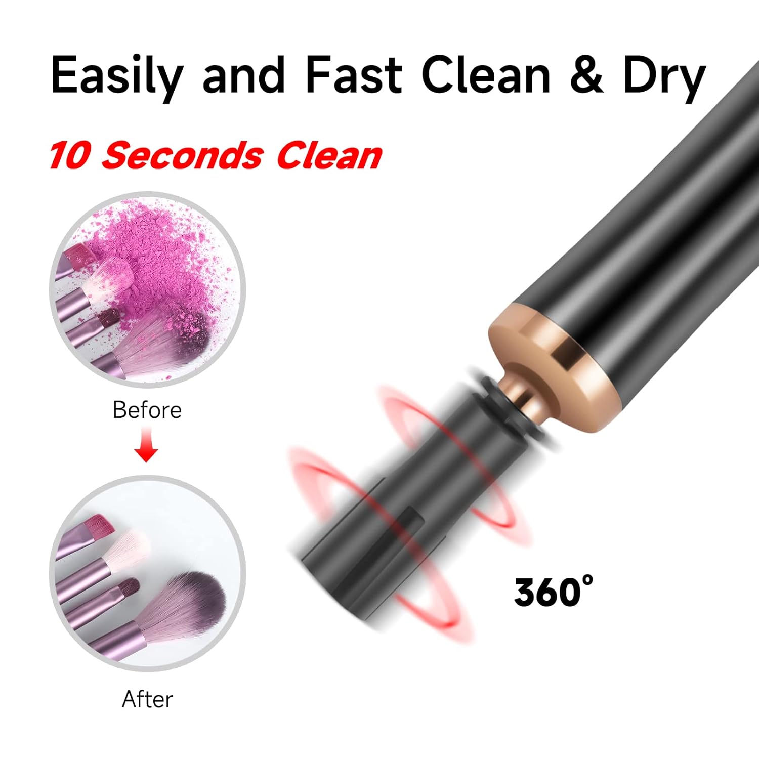 Makeup Brush Cleaner and Dryer Machine